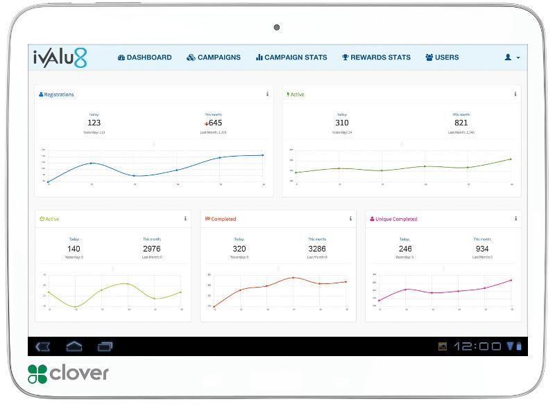 iValu8 Customer Engage App Screenshot